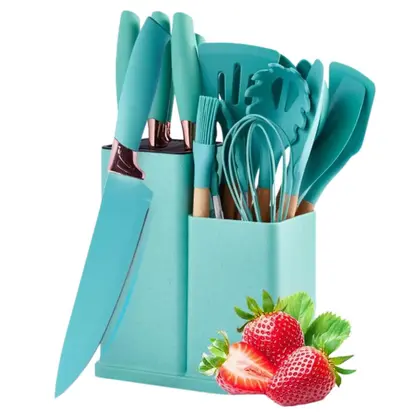 Kit 19 Peças Jogo Utensílios